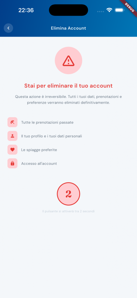 Tutti Al Mare App Elimina Account 4 471x1024